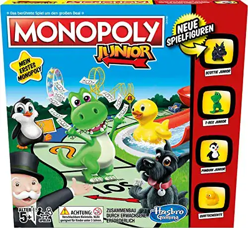 Monopoly Junior – Brettspiel für Kinder ab 5 Jahren