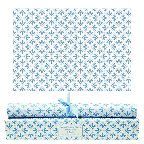 Schrankpapier Scentorini Leinen Duft für Schubladen und Regale