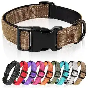 Hundehalsband für Welpen aus Nylon mit reflektierenden Elementen