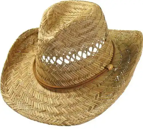 Cowboyhut von Harrys-Collection Texashut mit Kinnriemen in Größe M