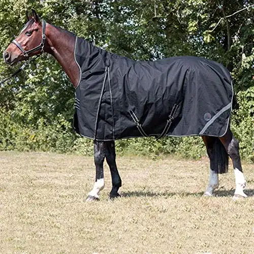 Winterdecke Pferd HKM Eco Weidedecke 6900 Dunkelblau Größe 115