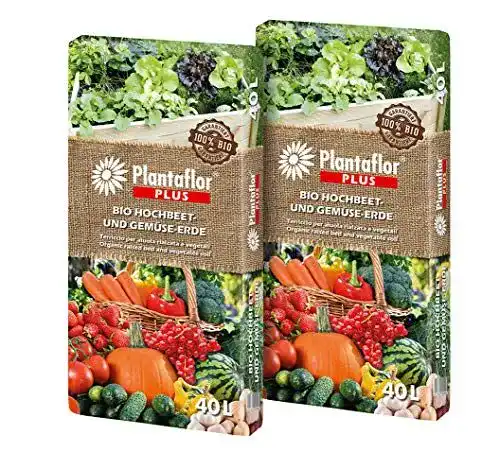 Komposterde Hagafe Plantaflor Plus Bio Hochbeeterde für Gemüse