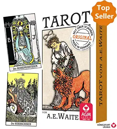 Tarotkarten Königsfurt-Urania Premium Tarot A.E. Waite Pocketformat