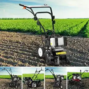 Benzin Gartenfräse mit 1,9 kW Motor und 250 mm Arbeitsbreite