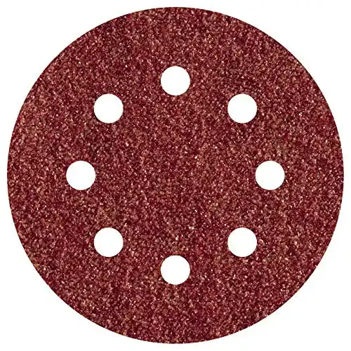 Wolfcraft Schleifpapier für Exzenterschleifer – 5 Haftschleifscheiben