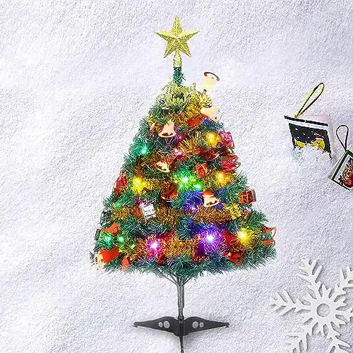 Mini-Weihnachtsbaum Dream Loom – Kleiner Tischbaum mit Beleuchtung