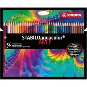 Aquarellstifte STABILO Aquarell-Buntstift, aquacolor ARTY, 36er