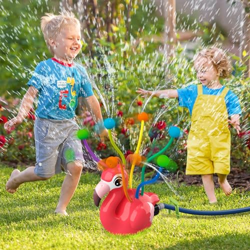 Wassersprinkler für Kinder und Erwachsene – 2-in-1 Spielzeug für den Garten