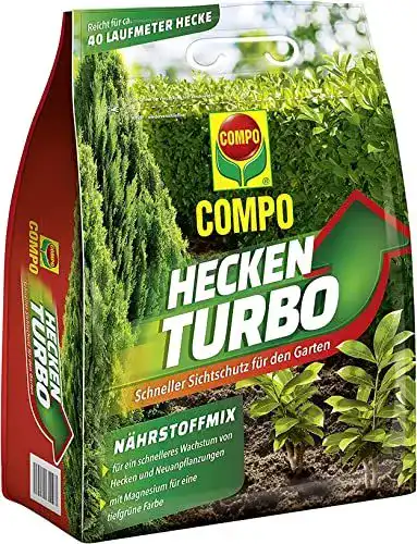 Heckendünger Compo Heckenturbo für Hecken und Neuanpflanzungen
