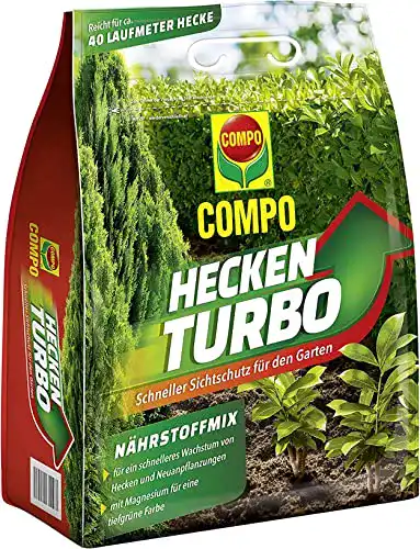 Heckendünger Compo Heckenturbo für Hecken und Neuanpflanzungen