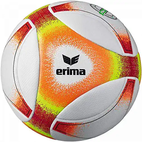 Futsal-Ball Erima Hybrid in Orange/Safety Yellow/Rot Größe 4
