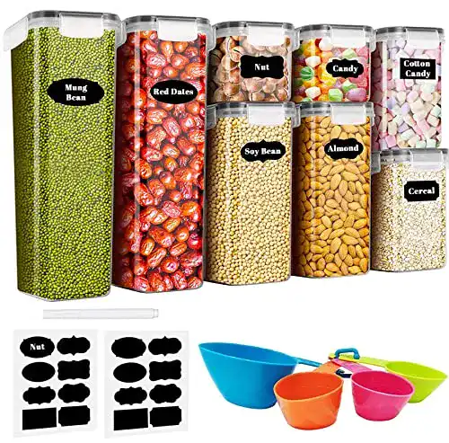 Baozun Vorratsdosen 8er Set stapelbar und luftdicht