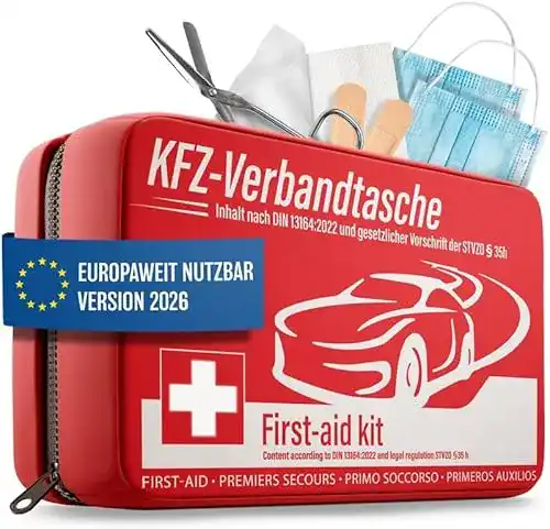 Verbandskasten Heldenwerk KFZ Verbandstasche nach aktueller Norm