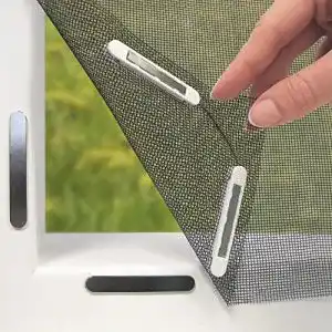 EASYmaxx Fliegengitter für Fenster mit Magnetbefestigung