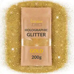Goldstaub Creative Deco 200g Holographischer Glitzerpulver für Bastelprojekte