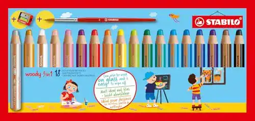 Aquarellstifte STABILO Buntstift, Wasserfarbe & Wachsmalkreide