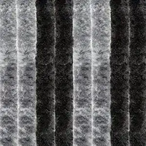 Türvorhang Explorer Flauschvorhang 100×200 cm in Silber/Anthrazit