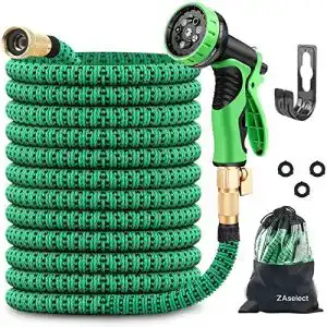Flexibler Gartenschlauch 50m – Zaselect erweiterbarer Schlauch mit Sprühpistole