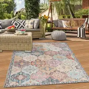 Orientteppich für Innenräume und Außenbereiche, Größe 120×170 cm