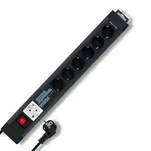 Master-Slave Steckdose REV Steckdosenleiste Supraline 6+1-fach