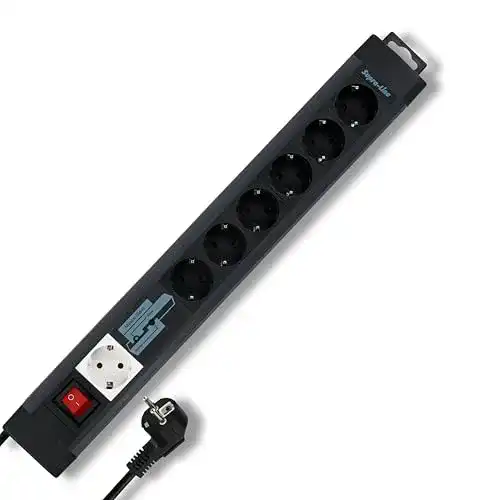 Master-Slave Steckdose REV Steckdosenleiste Supraline 6+1-fach