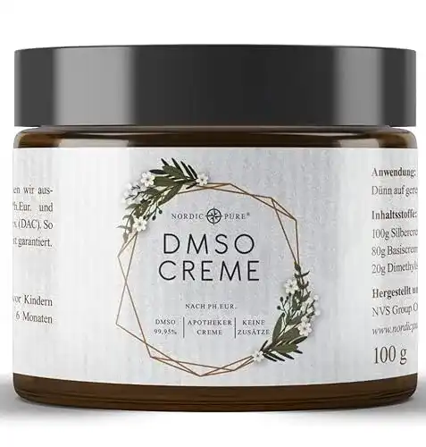 Dmso-Salbe Nordic Pure DMSO Creme mit 99,9% Reinheit