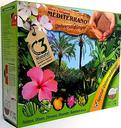 Palmendünger Mediterrano für Freilandpalmen, Hanf, 3 kg