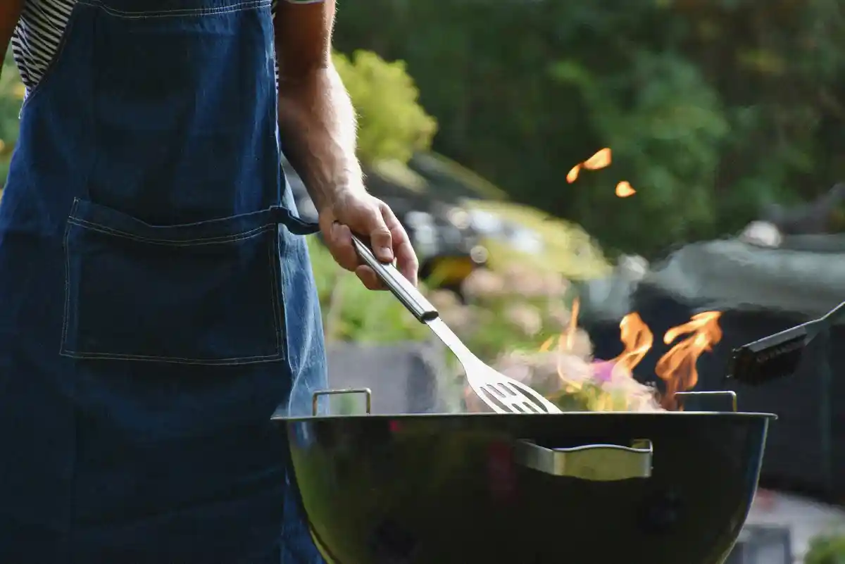 Grillschürze Leder - Grillschuerze Leder 2