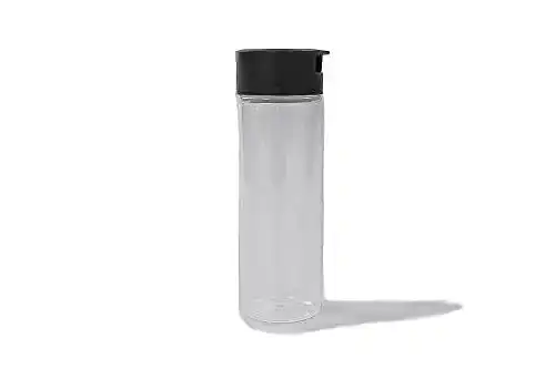 Quetschflasche Tupperware Durchblick 360 ml schwarz für Ketchup und Soßen