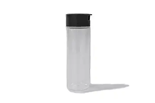 Quetschflasche Tupperware Durchblick 360 ml schwarz für Ketchup und Soßen