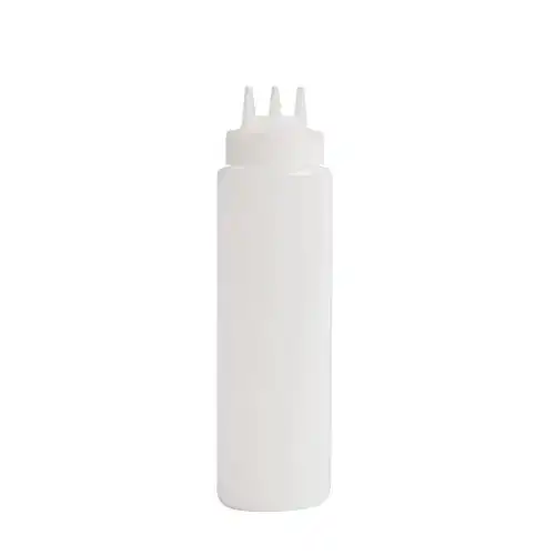 Quetschflasche Vogue mit 3 Düsen 680 ml, transparent