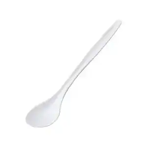 Westmark Eierlöffel 6 Stück, ca. 14,3 cm, Kunststoff, Weiß