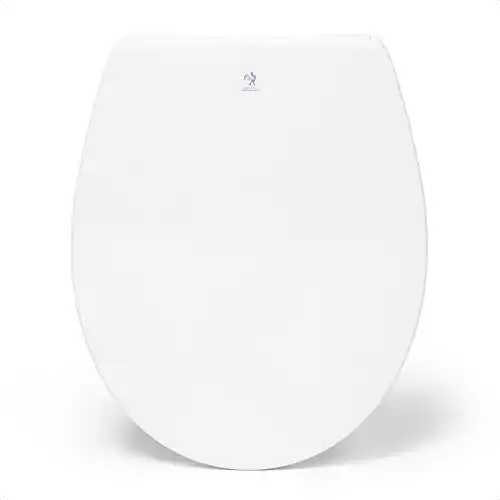WC-Sitz mit Absenkautomatik Blauer Hahn WC Sitz Isar oval