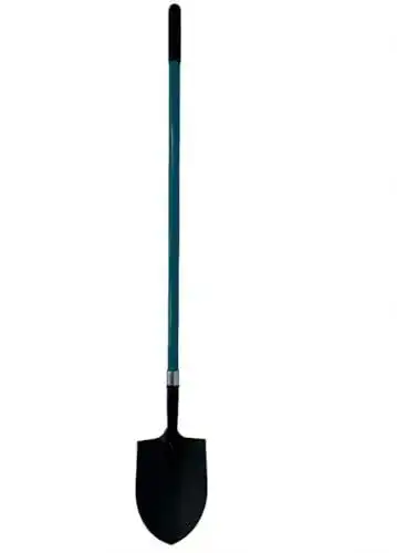 Spatenschaufel mit Fiberglasstiel für Garten- und Bauarbeiten