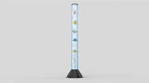 Wassersäule mit LED-Design und Fernbedienung, 120 cm hoch