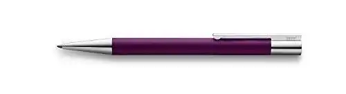 Lamy scala Kugelschreiber 279 in Dunkellila mit Edelstahl-Gehäuse