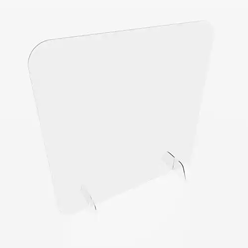 Spuckschutz 120×60 cm aus PLEXIGLAS für Hygieneschutz am Empfang