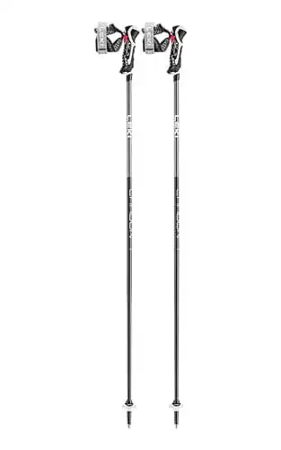 Leki Carbon 14 3D Alpin Skistöcke 125 cm für den Wintersport