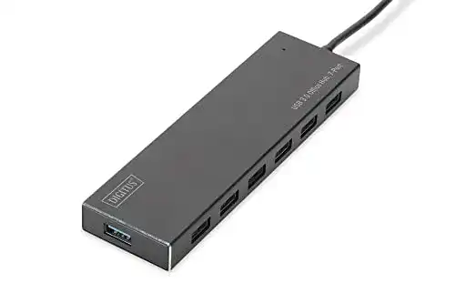USB-Hub Digitus DA-70241-1 mit 7 Ports und USB 3.2 Gen 1