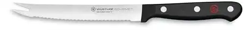 Tomatenmesser WÜSTHOF Gourmet 14 cm, Schwarz, silber