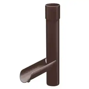 Regensammler INEFA für Fallrohr aus PVC, DN50 / 50mm in Dunkelbraun
