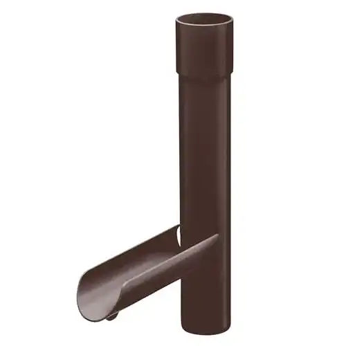 Regensammler INEFA für Fallrohr aus PVC, DN50 / 50mm in Dunkelbraun