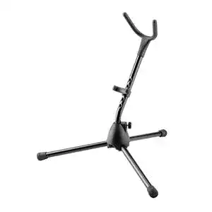 Saxophonständer K&M 14300 schwarz, 48,5 cm Höhe, klappbare Füße
