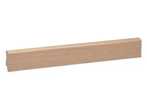 Sockelleiste KGM Modern aus furniertem Massivholz in Eiche hell