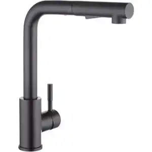Küchenarmatur Cecipa Hochdruck Wasserhahn Schwarz mit Ausziehbrause