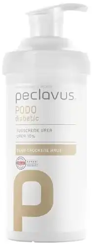 Urea Fußcreme Peclavus PODOdiabetic 500 ml zur Pflege trockener Haut