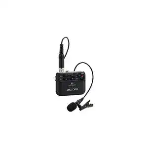Zoom F2/B Feldrekorder mit Lavalier-Mikrofon