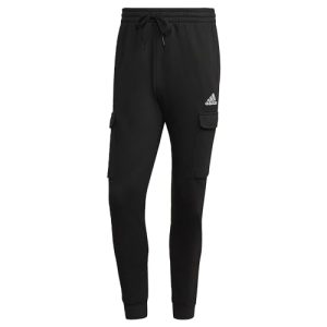 Cargohose für Herren von adidas mit Fleece und tapered Schnitt