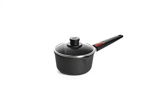 Woll Nowo Titanium Topf mit Glasdeckel, Induktionsgeeignet, 18 cm