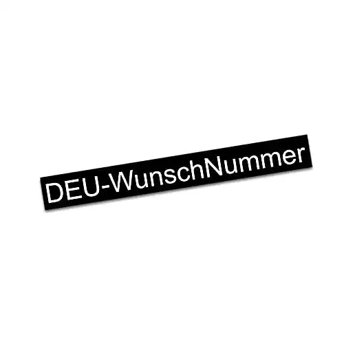 Drohnenkennzeichen Aufkleber für Flugobjekte über 250g